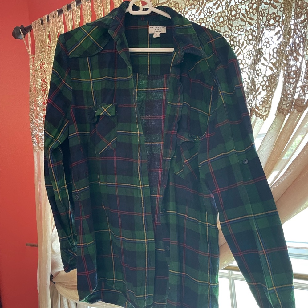 Cozy Green Flannel shirt